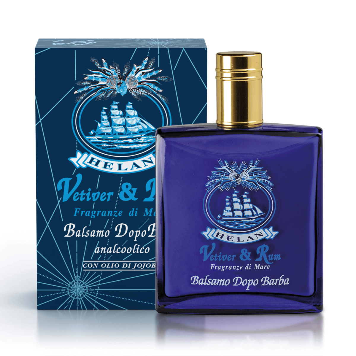 Helan Vetiver & Rum Alcohol Free After Shave Balm