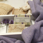 Lavender Handmade Soap Bar: 100g  9cm by 6cm by 2cm