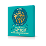 Sea Kissed Almond. Milk chocolate w. almonds & sea salt 50g