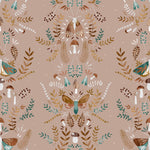 Luna Wood Duvet Cover Set Fern Green: Fern Green / Double