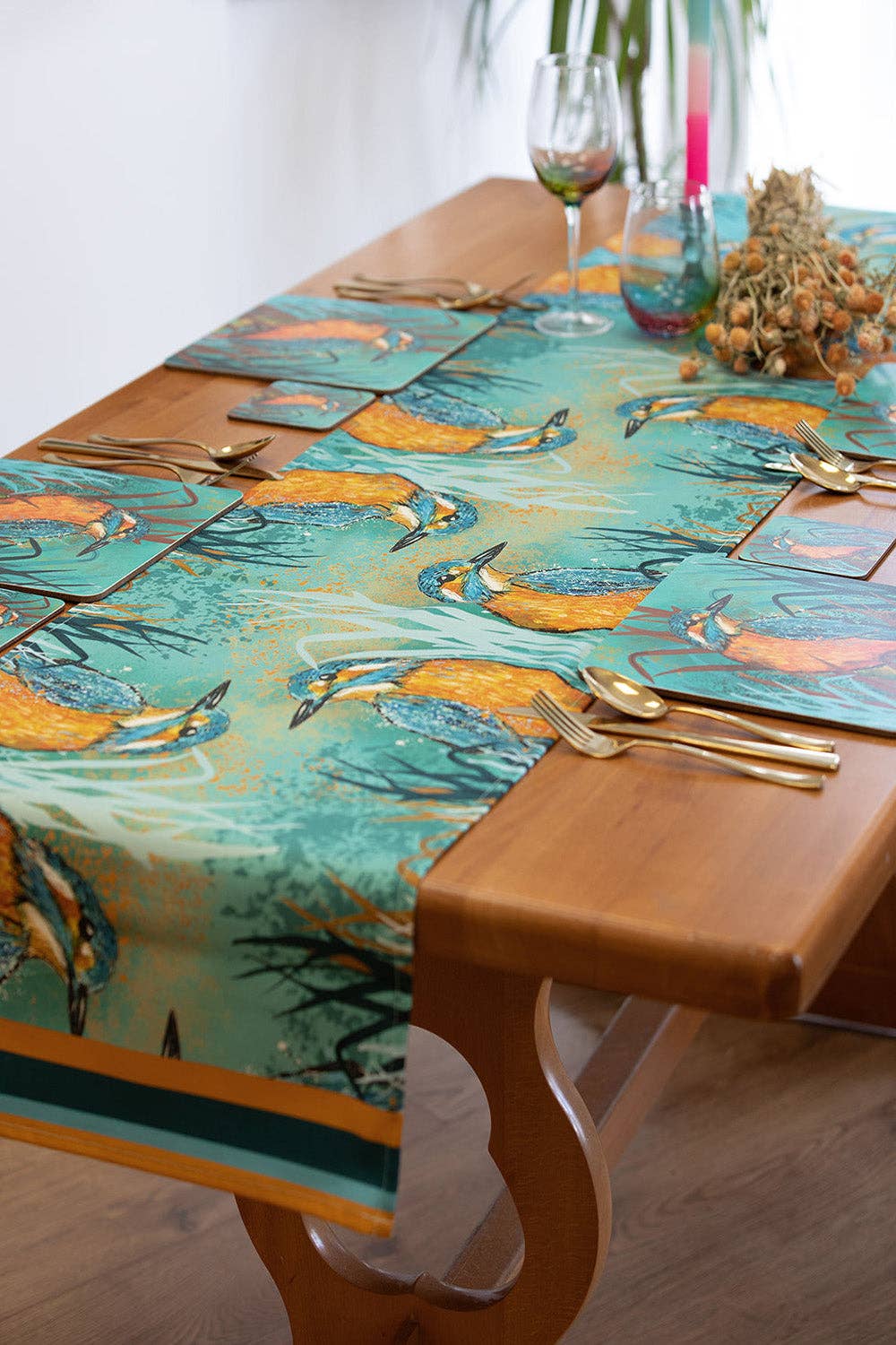 Kingfisher Table Runner