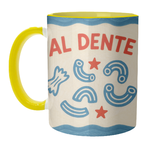 Mugs 'Al Dente' by Ms Doodle: Mug Premium 11oz