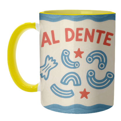 Mugs 'Al Dente' by Ms Doodle: Mug Premium 11oz