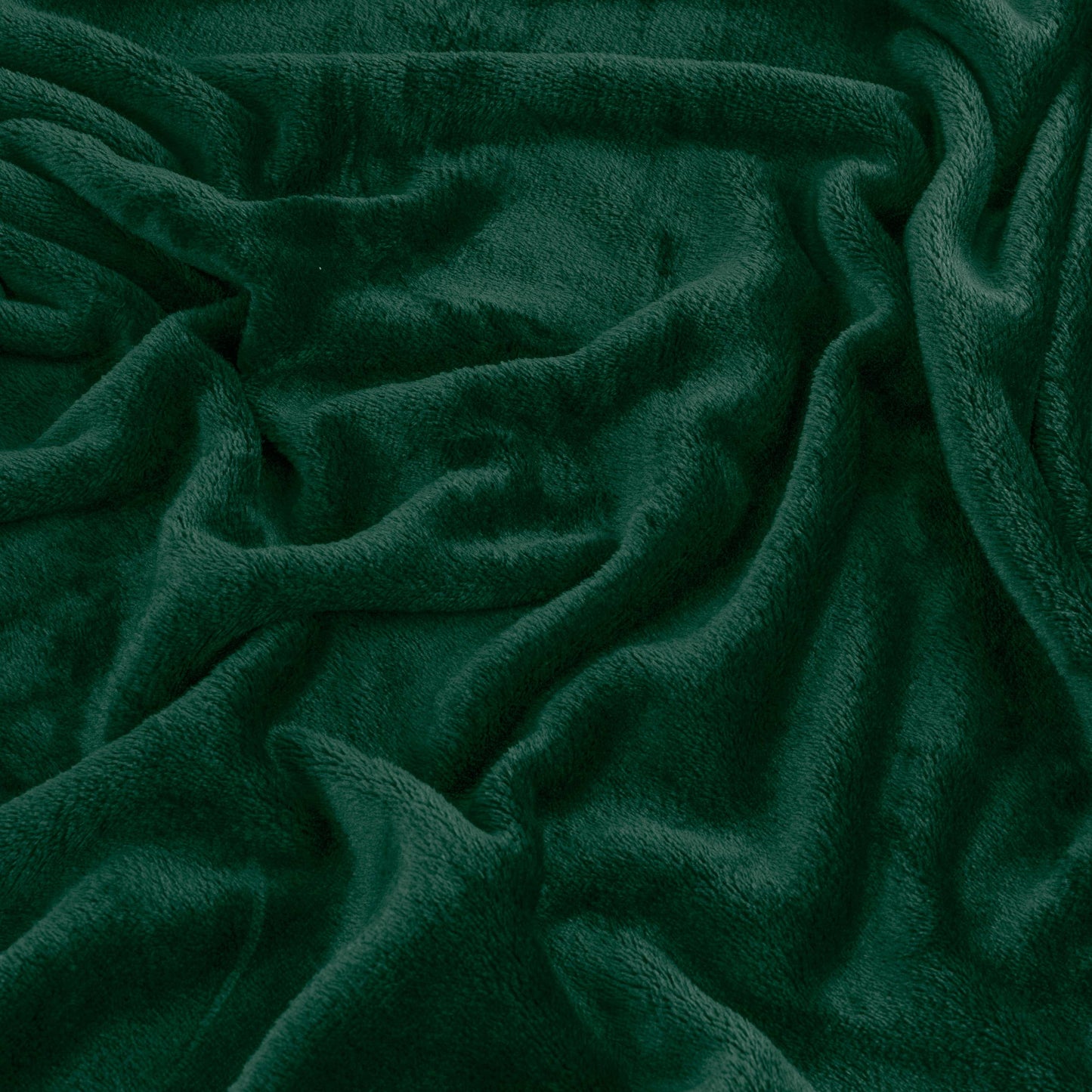 Harrow Fleece Throw Emerald: Emerald / 140 x 180cm