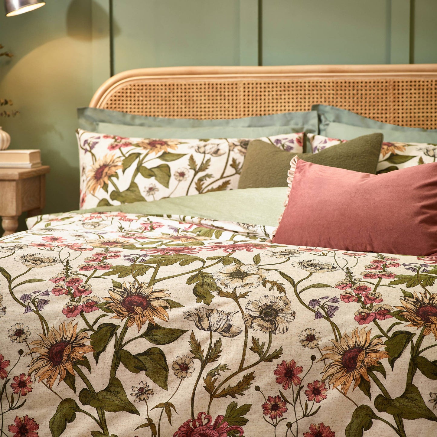 Wallflower Duvet Cover Set Natural: Natural