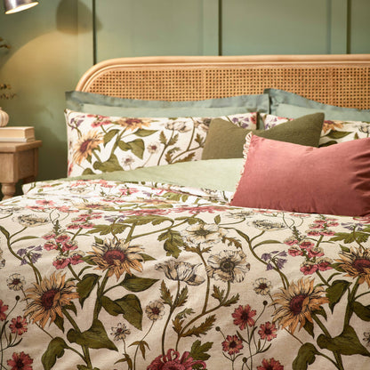 Wallflower Duvet Cover Set Natural: Natural