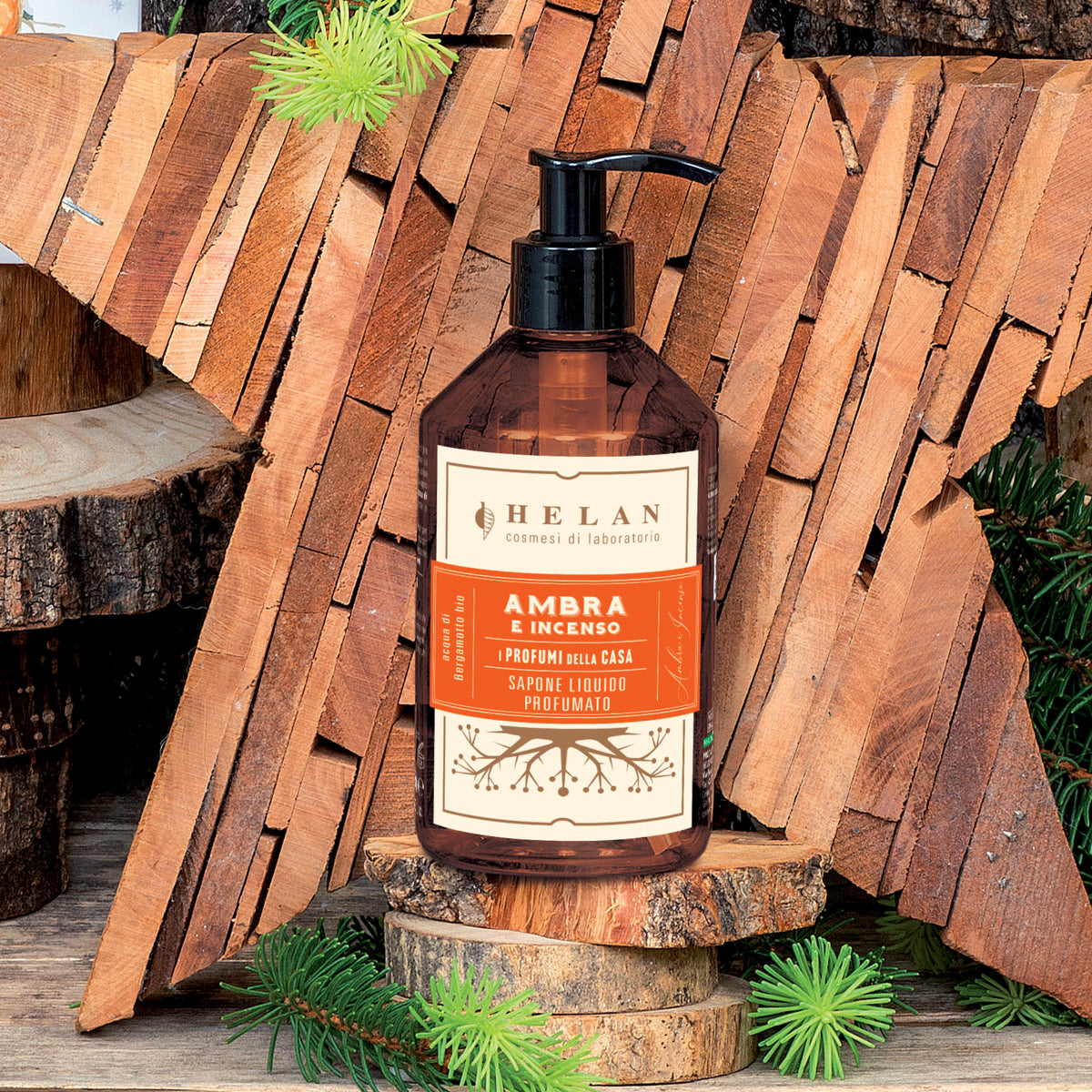 Helan AMBRA E INCENSO Scented Liquid Soap 300ml