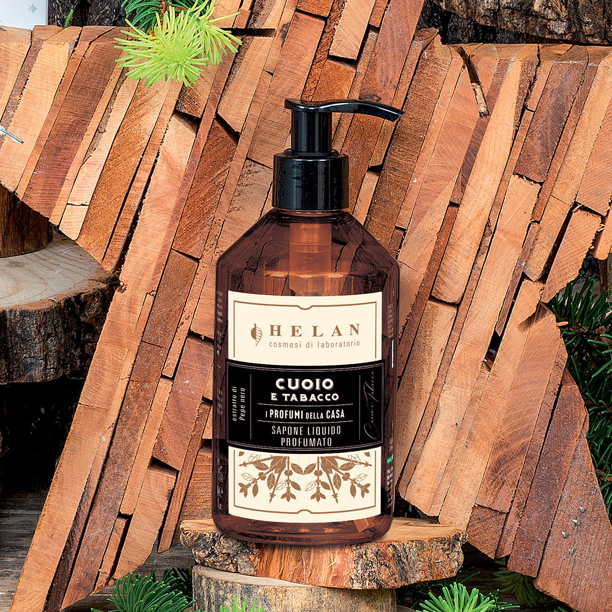 Helan CUOIO E TABACCO Scented Liquid Soap 300Ml