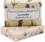 Lavender Handmade Soap Bar: 100g  9cm by 6cm by 2cm