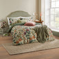 Wallflower Botanical Duvet Cover Set Celadon Green: Celadon Green / Single