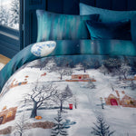 Starlight 100% Cotton Duvet Cover Set Midnight Blue: Midnight Blue / King