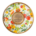 Chip & Dip Dish Mango Wood - Tomatoes