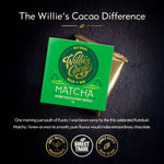 Matcha. White chocolate w. ceremonial grade matcha. 50g bar