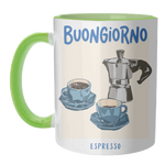 Mugs 'Buongiorno Espresso' by EZbie: Mug Premium 11oz