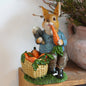 Hungry Rabbit Bunny Resin Ornament Garden Home Statue