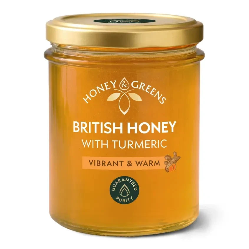 British Honey with Turmeric 240g
