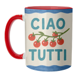 Mugs 'Ciao Tutti' by Ms Doodle: Mug Premium 11oz