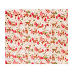 Sleigh Team Printed Fleece Throw Multicolour: Multi / 130 x 150cm