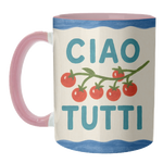 Mugs 'Ciao Tutti' by Ms Doodle: Mug Premium 11oz