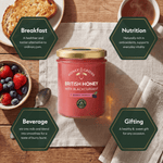 Blackcurrant Infused Honey – Raw British Honey (Healthy Jam)