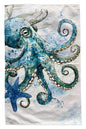Blue Octopus Tea Towel