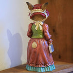Mrs Rabbit Resin Ornament Garden Peter Rabbit Statue
