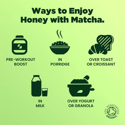 Organic Honey with Matcha