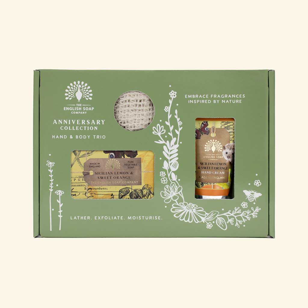 Anniversary Sicilian Lemon & Sweet Orange Hand & Body Trio