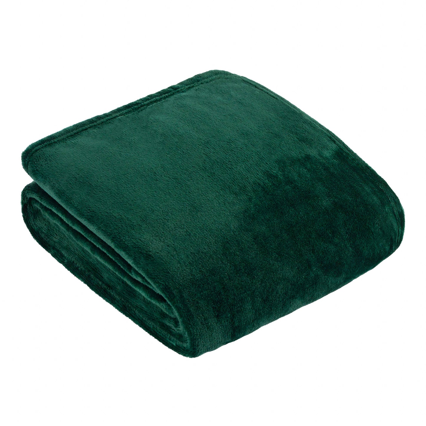 Harrow Fleece Throw Emerald: Emerald / 140 x 180cm