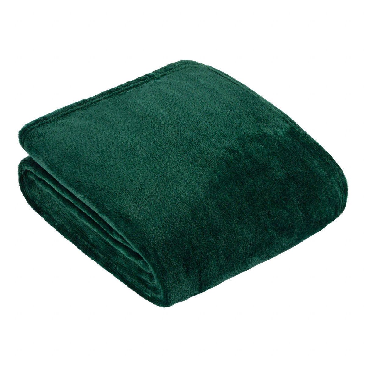 Harrow Fleece Throw Emerald: Emerald / 140 x 180cm