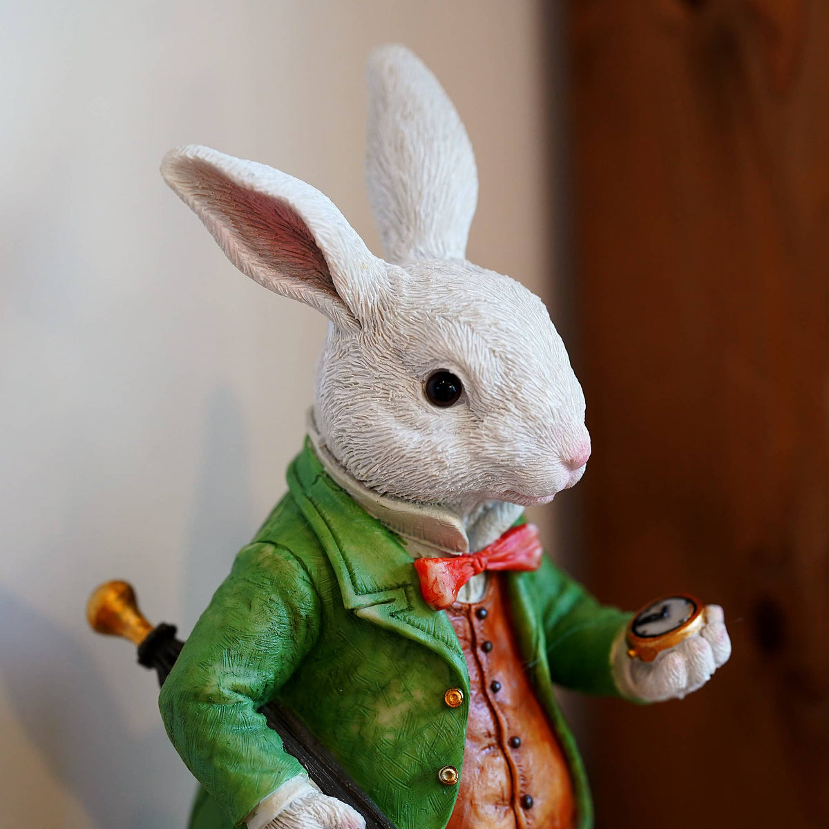 White Rabbit Resin Ornament Garden Alice in Wonderland Statu