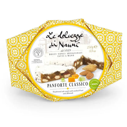 Panforte Classico 250gr fatto a mano Italia,Toscana