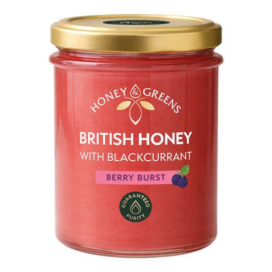 Blackcurrant Infused Honey – Raw British Honey (Healthy Jam)