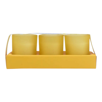 Sicilian Orchard S/3 Mini Votives with Lemon Grove Scent