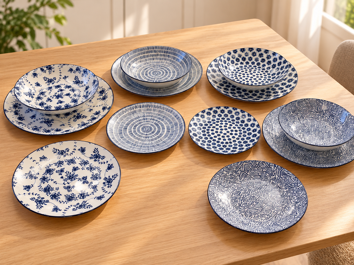 Set 12 dinner plates