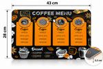 Coffee Menu Placemat