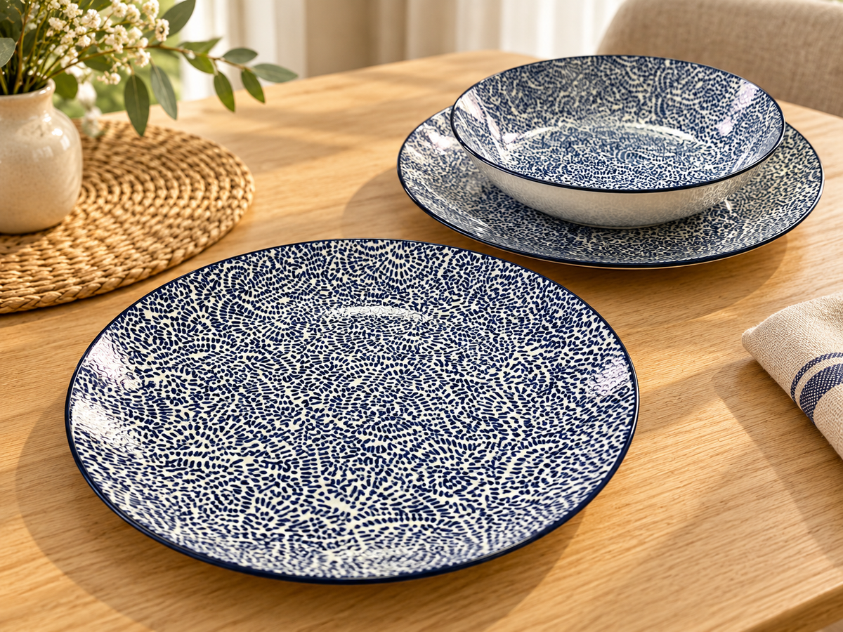 Set 12 dinner plates