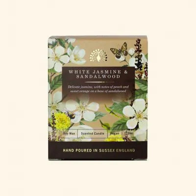 Signature White Jasmine and Sandalwood Scented Candle