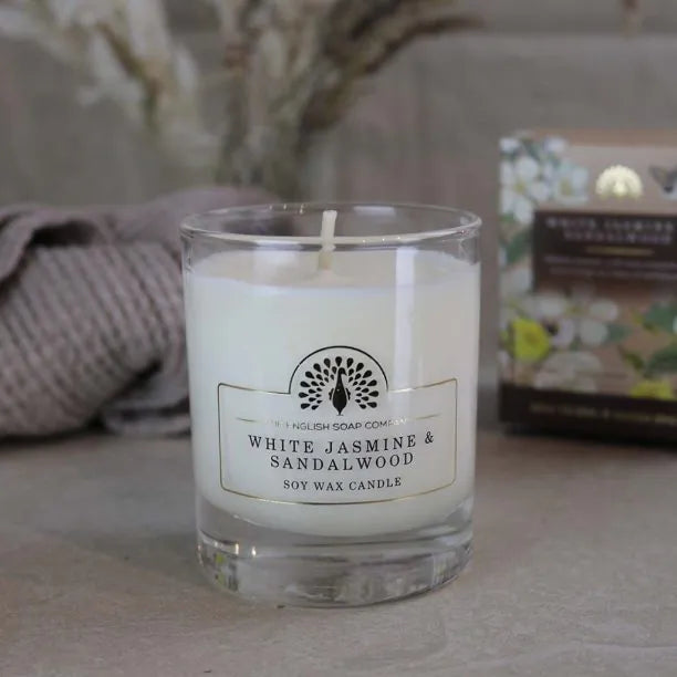 Signature White Jasmine and Sandalwood Scented Candle