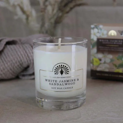 Signature White Jasmine and Sandalwood Scented Candle