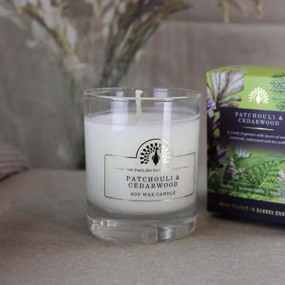 Signature Patchouli and Cedarwood Scented Candle