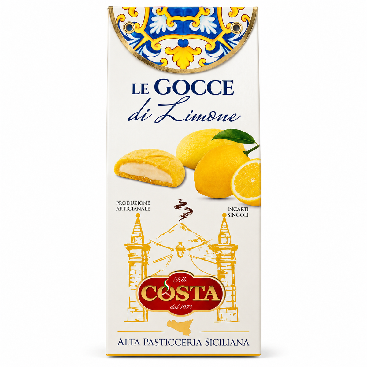 Gocce al Limone Lemon Sicilian biscut 120g