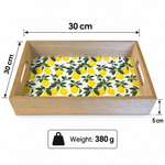 Lemon Design Wooden Tray