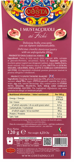 Mustaccioli ai fichi  - FIG Sicilian Biscuit 120g