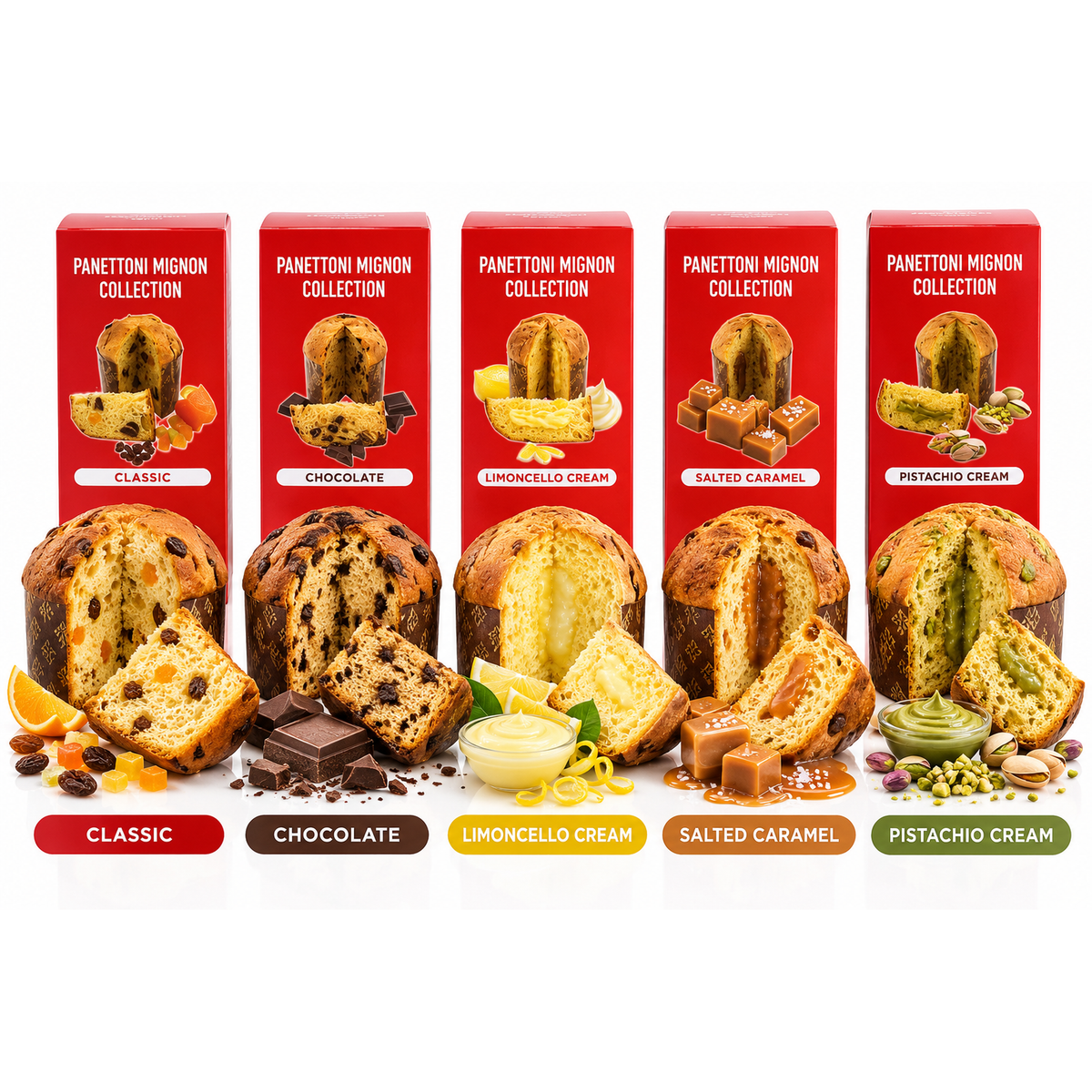 Panettoni 5x Mignon