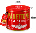 Chiostro di Saronno Panettone Classico 1kg – Decorative Tin