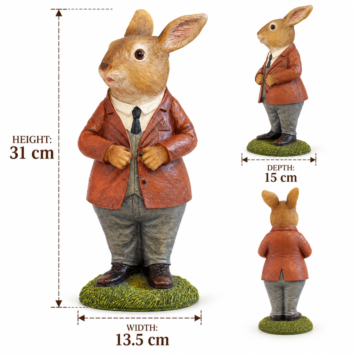 Mr Peter Rabbit Resin Ornament Garden Outdoor/Indoor Statue