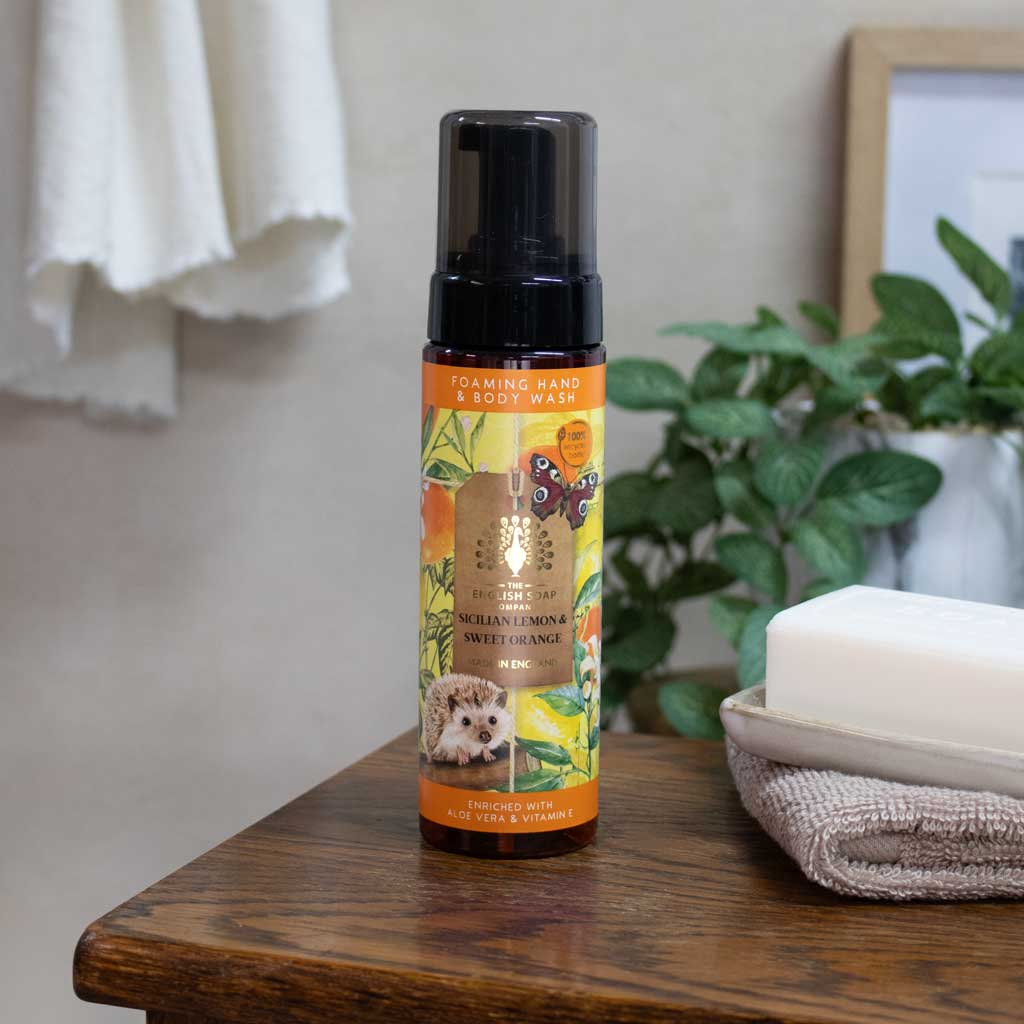 Anniversary Sicilian Lemon and Sweet Orange Foaming Hand and Body Wash