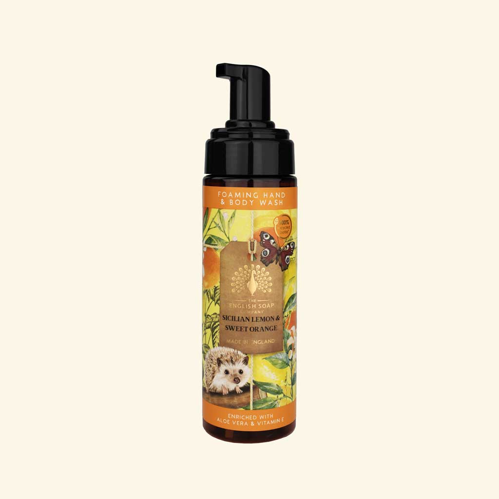 Anniversary Sicilian Lemon and Sweet Orange Foaming Hand and Body Wash