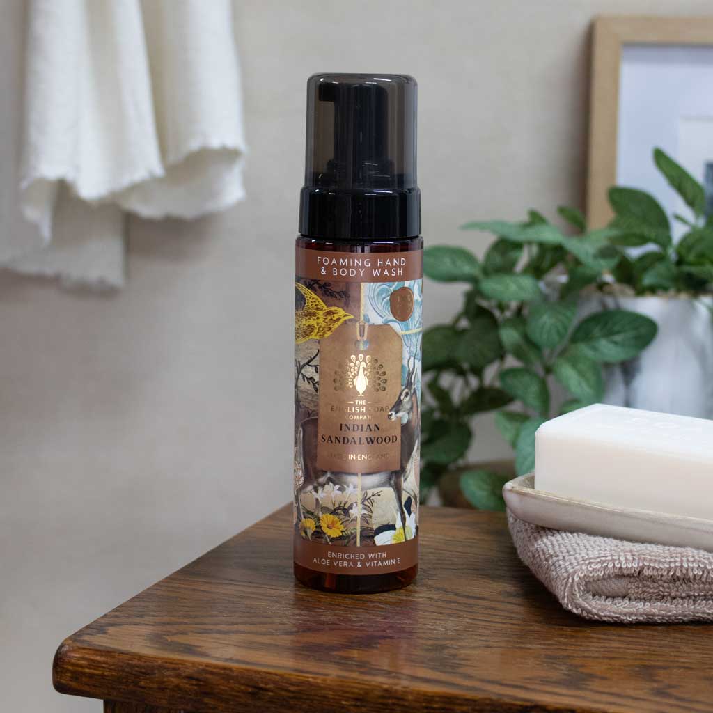 Anniversary Indian Sandalwood Foaming Hand and Body Wash